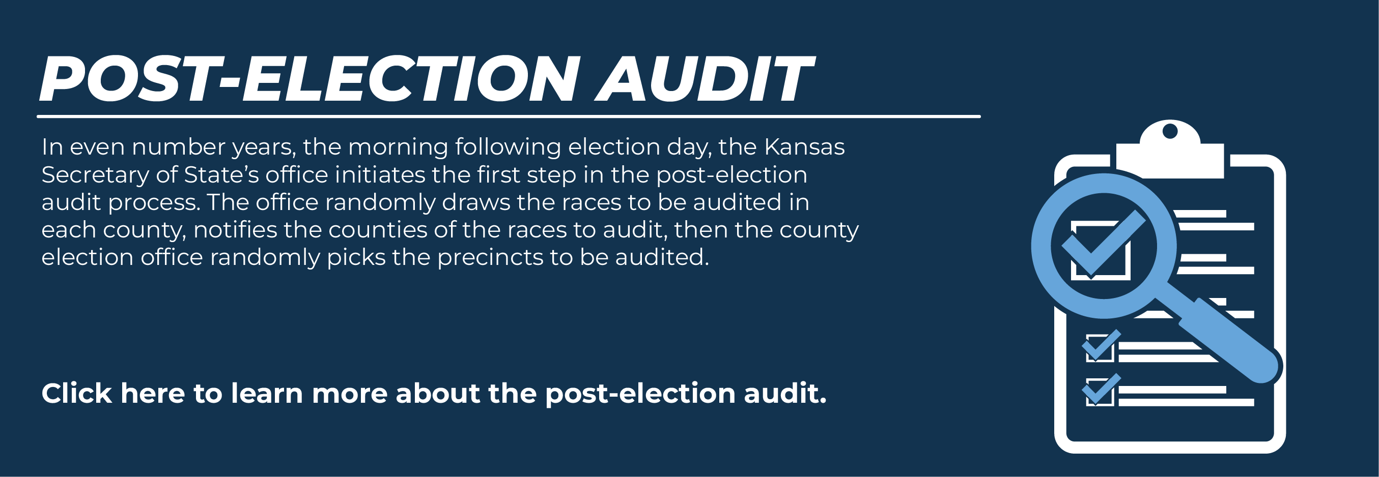 Post Election Audit image